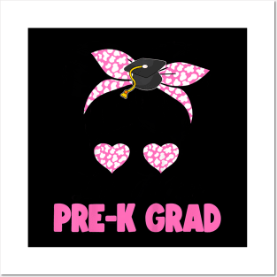 Kids Lil Miss Pre-K Grad Girl Graduation Last Day Kids Posters and Art